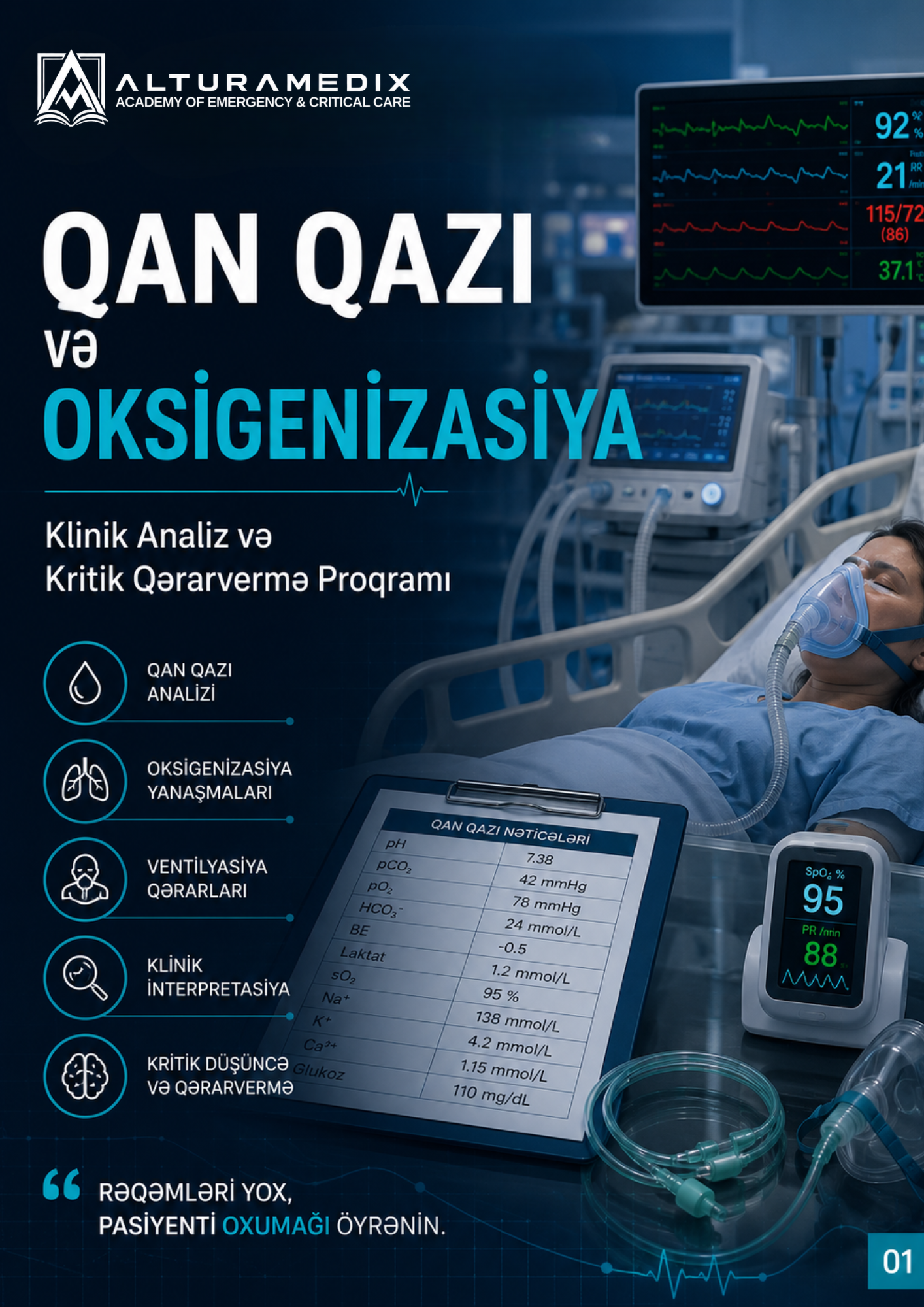 Qan Qazı və Oksigenizasiya kursu